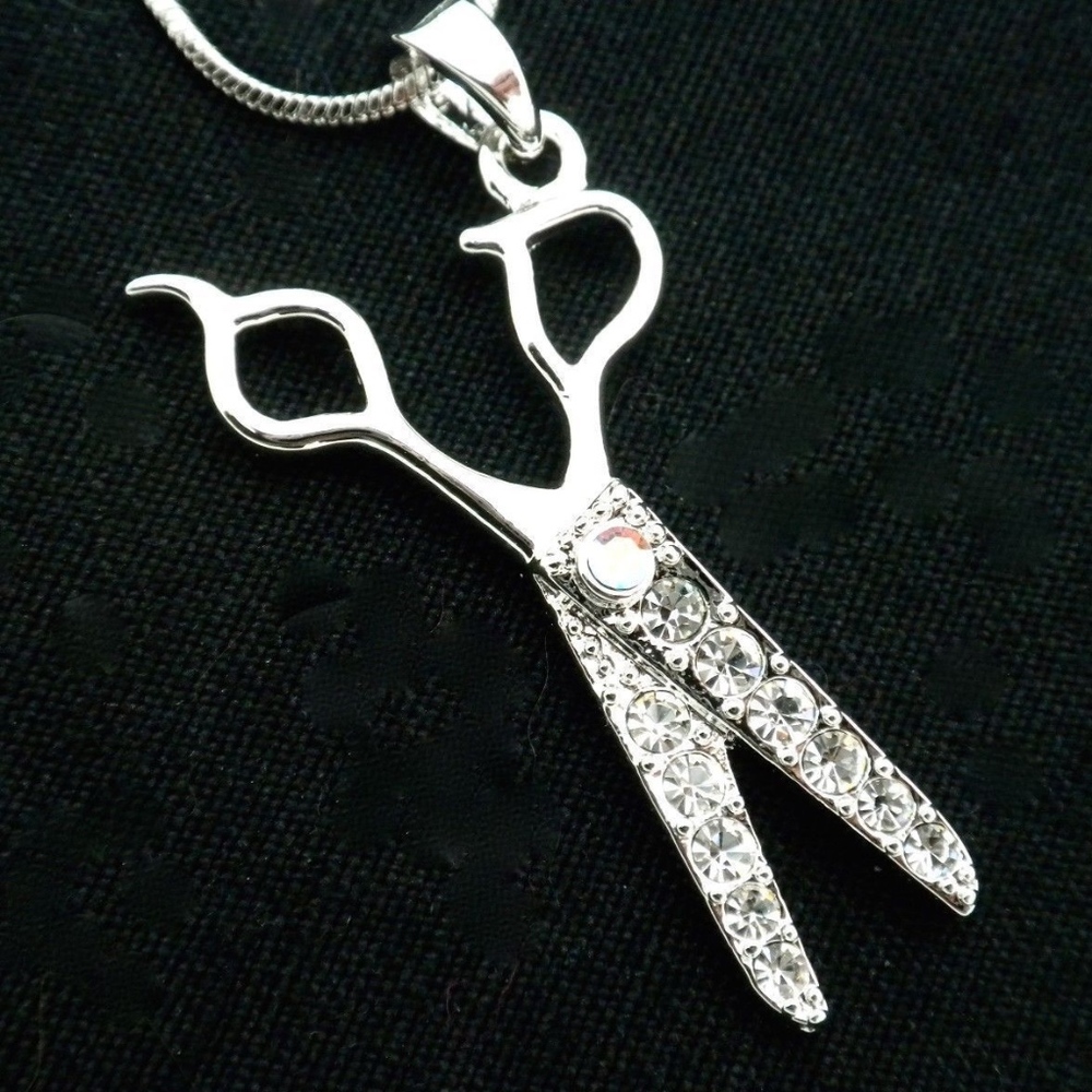 Scissor Shears Pendant Gift for Hair Dresser